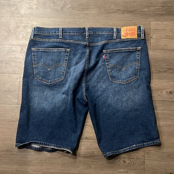 Levi’s 502 Big & Tall Denim Blue Jean Shorts W42 - Picture 4 of 7